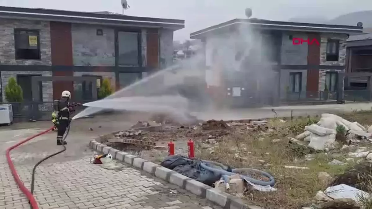 Kocaeli’de Doğal Gaz Borusunun Delinmesi Sonucu Yangın Çıktı